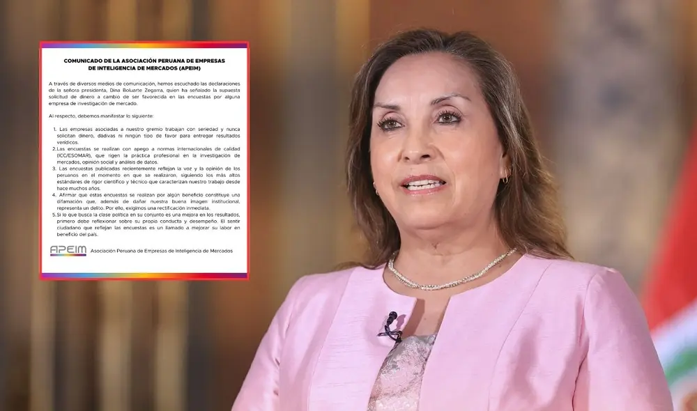 Dina Boluarte aseguró que encuestadoras le solicitaron pagar a cambio de favorecerla en sus resultados | Composición: LR. Dina Boluarte aseguró que encuestadoras le solicitaron pagar a cambio de favorecerla en sus resultados | Composición: LR.