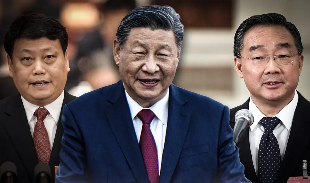 La ofensiva anticorrupción de Xi Jinping sacude el sector militar y político en 2024, con investigaciones que alcanzan a 56 líderes clave. Foto: composición LR/AFP/Xinhua/China Daily