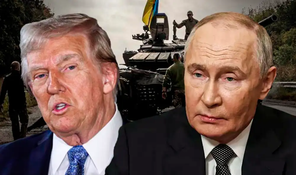 Vladimir Putin solicitó una reunión urgente con Donald Trump en la resolución del conflicto en Ucrania. Foto: composición Jazmin Ceras/LR