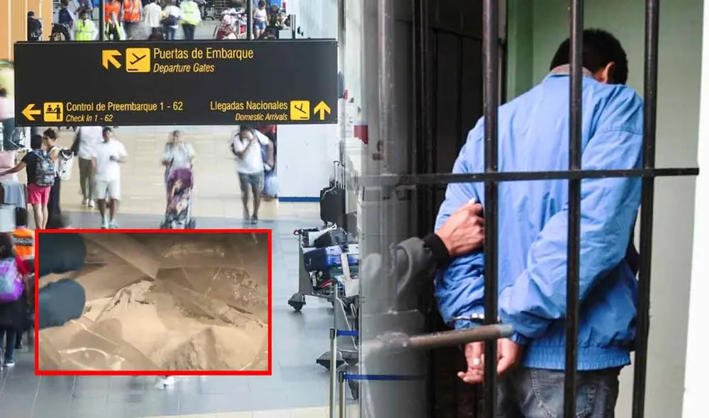 Detienen por cocaína en aeropuerto Jorge Chávez Detienen por cocaína en aeropuerto Jorge Chávez