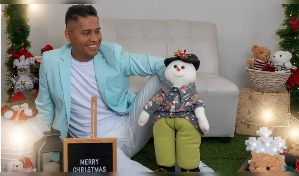 Cantante salsdero peruano Renzo Padilla presenta disco 'Ven Navidad'. Y en enero segundo álbum de vinilo. Foto: difusión