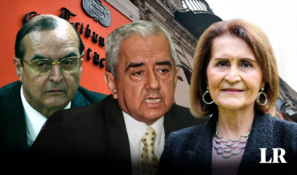 Tribunal Constitucional y los casos de Juan Rivero Lazo y Vladimiro Montesinos. Ilustración: Ariana Espinoza. Tribunal Constitucional y los casos de Juan Rivero Lazo y Vladimiro Montesinos. Ilustración: Ariana Espinoza.