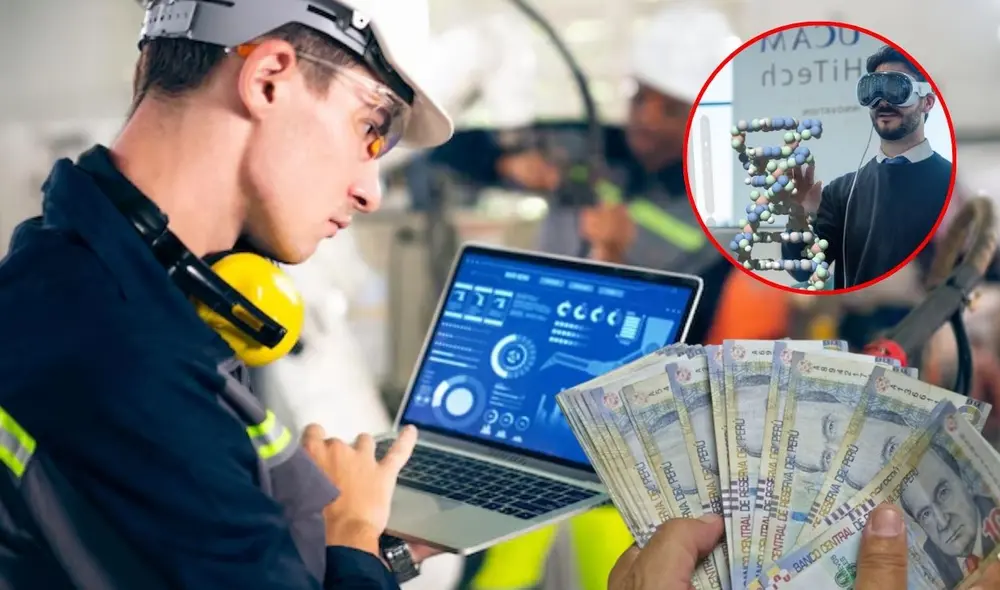 Esta carrera promete tener ingresos que oscilan entre S/6.000 y S/18.000 mensuales, dependiendo de la experiencia y el nivel de especialización, según Chat GPT. Foto: composición LR