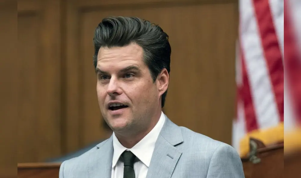 Matt Gaetz ha sido denunciado nuevamente por pagar por sexo y compra de sustancias ilegales. Foto: Wash Times Matt Gaetz ha sido denunciado nuevamente por pagar por sexo y compra de sustancias ilegales. Foto: Wash Times