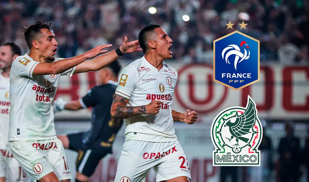 Universitario enfrentó en su historia a selecciones como Francia y México. Foto: composición LR/Universitario/X