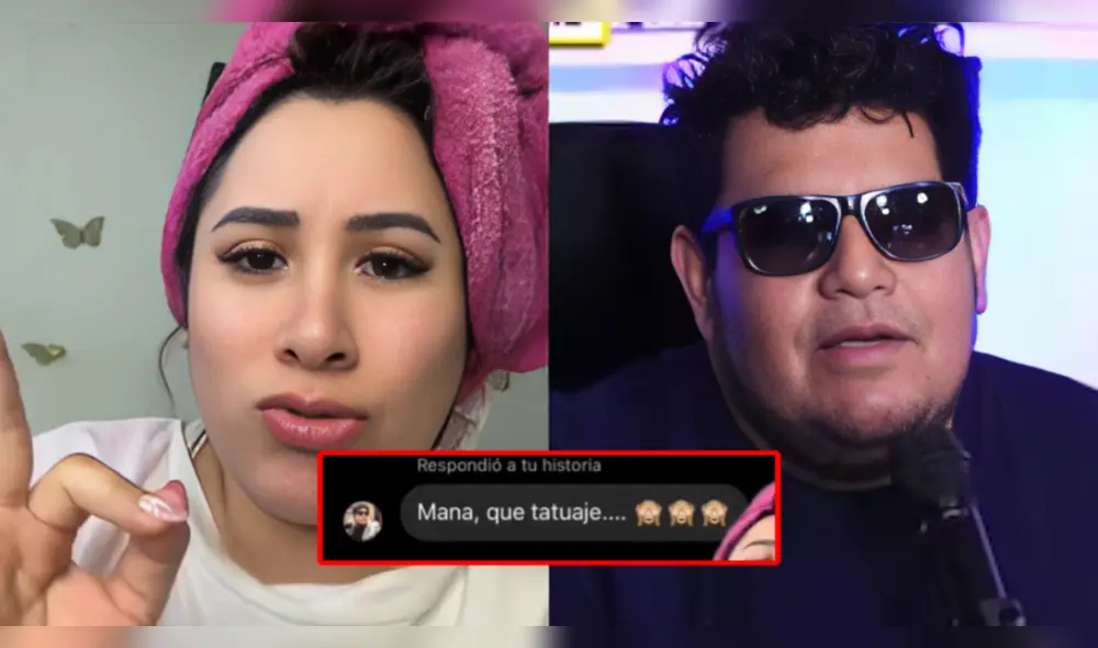 'La Mana' expone mensajes de Otto Díaz, quien está casado, después de que minimizara su opinión sobre Gabriela Serpa. Foto: Composición LR/TikTok/YouTube