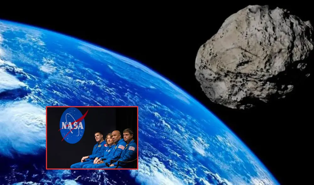 Un asteroide pasará cerca del Planeta Tierra en Nochebuena. Foto: composición LR/Perfil/Agencia SINC