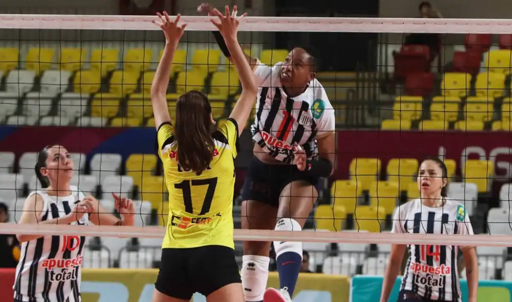 Alianza Lima y San Martín son los únicos invictos de la Liga Peruana de Vóley. Foto: composición GLR.