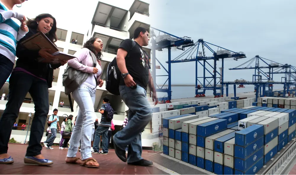 El Megapuerto de Chancay aumentará la demanda de algunas carreras universitarias. Foto: composición LR/Andina El Megapuerto de Chancay aumentará la demanda de algunas carreras universitarias. Foto: composición LR/Andina