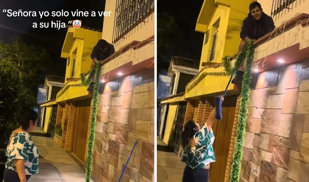 "Ni en su casa hacen eso, pero en las casa de la suegra ahí si adornan", bromearon usuarios. Foto: composición LR/ TikTok