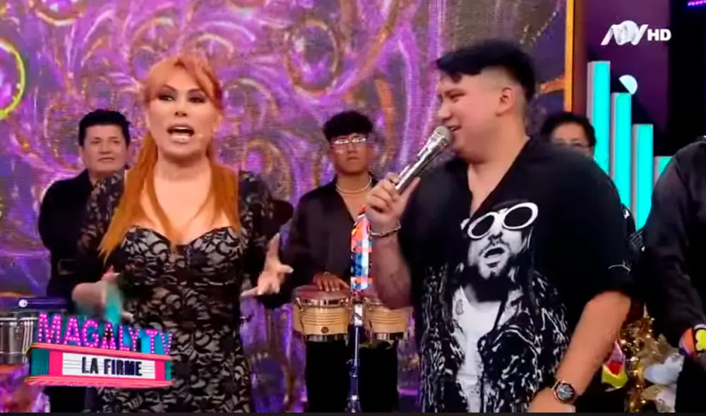 Bill Orosco le pidió a Magaly que sea su madrina. Foto: captura/ATV Bill Orosco le pidió a Magaly que sea su madrina. Foto: captura/ATV