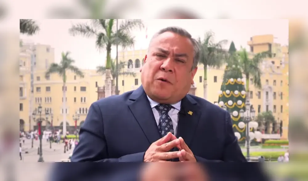 Gustavo Adrianzén cierra el año con un 5% de aprobación en su gestión. Foto: captura