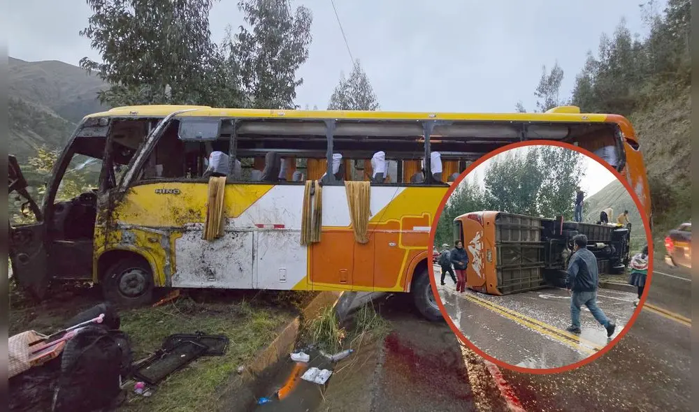 Accidente de tránsito en Cusco enluta a dos familias. Foto: composición LR/Radio Inti Accidente de tránsito en Cusco enluta a dos familias. Foto: composición LR/Radio Inti