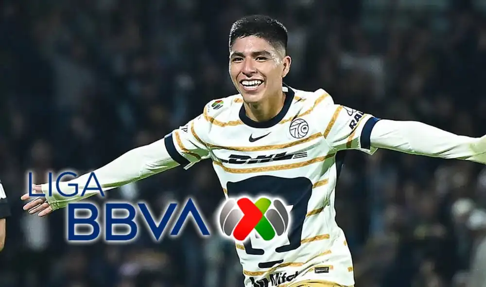 Piero Quispe fue uno de los dos jugadores de Pumas que conforma el Cuadro de Honor de la Liga MX. Foto: composición LR/Instagram