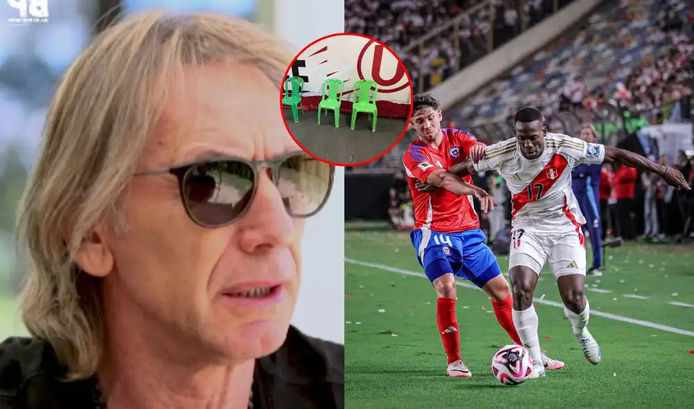 Ricardo Gareca solo ha ganado un partido oficial con Chile. Foto: composición LR/captura de A Presión/La Bicolor