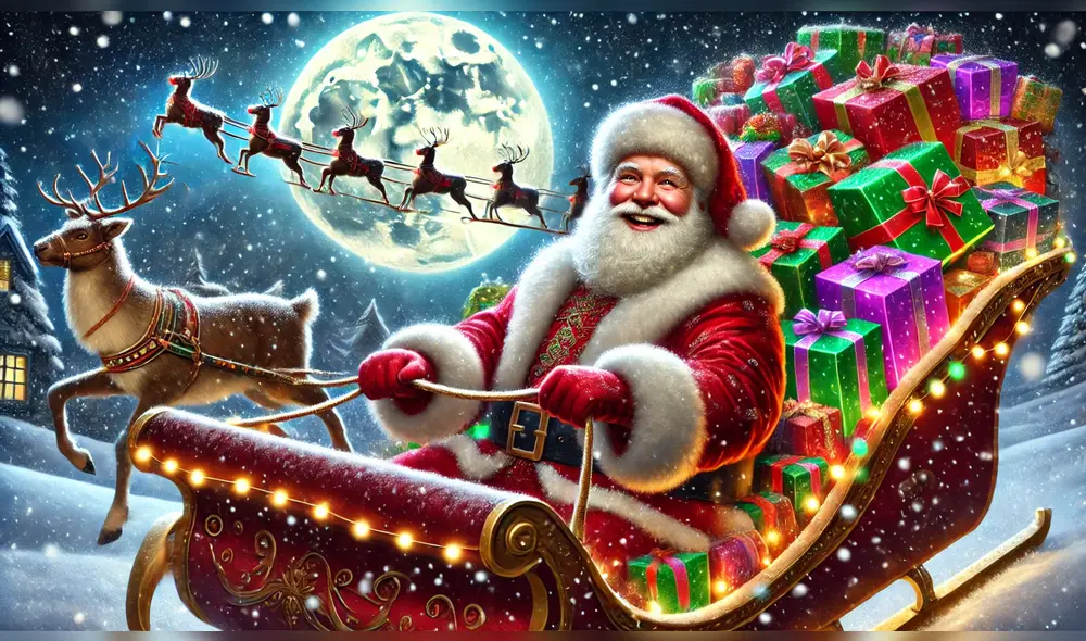 Este fue el recorrido de Santa desde su inicio en Kiribati hasta sus últimas paradas en Alaska. Foto: IA/La República. Este fue el recorrido de Santa desde su inicio en Kiribati hasta sus últimas paradas en Alaska. Foto: IA/La República.