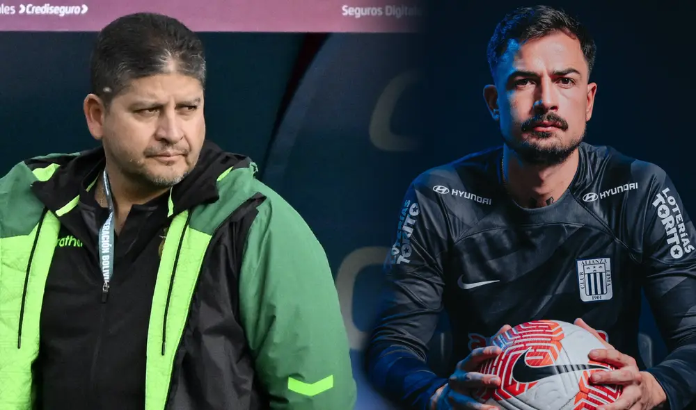 Óscar Villegas entrena a Guillermo Viscarra en la selección boliviana. Foto: composición LR/AFP/Alianza Lima