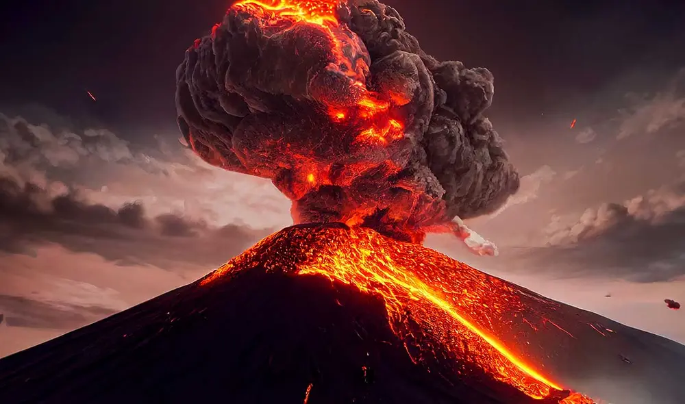 En 1816, la erupción del Tambora liberó ceniza y ácido sulfúrico, bloqueando la luz solar y reduciendo la temperatura global. Foto: Capas de la tierra. En 1816, la erupción del Tambora liberó ceniza y ácido sulfúrico, bloqueando la luz solar y reduciendo la temperatura global. Foto: Capas de la tierra.