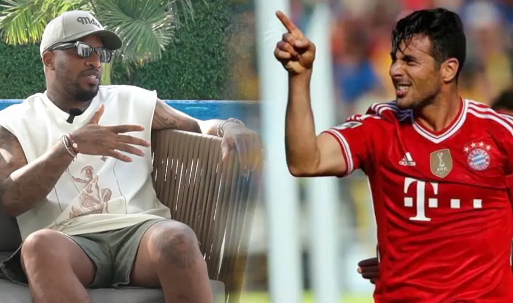 Jefferson Farfán y Claudio Pizarro tuvieron una destacada trayectoria en Alemania como futbolistas. Foto: composición LR/AFP/YouTube de Santiago Salazar Jefferson Farfán y Claudio Pizarro tuvieron una destacada trayectoria en Alemania como futbolistas. Foto: composición LR/AFP/YouTube de Santiago Salazar