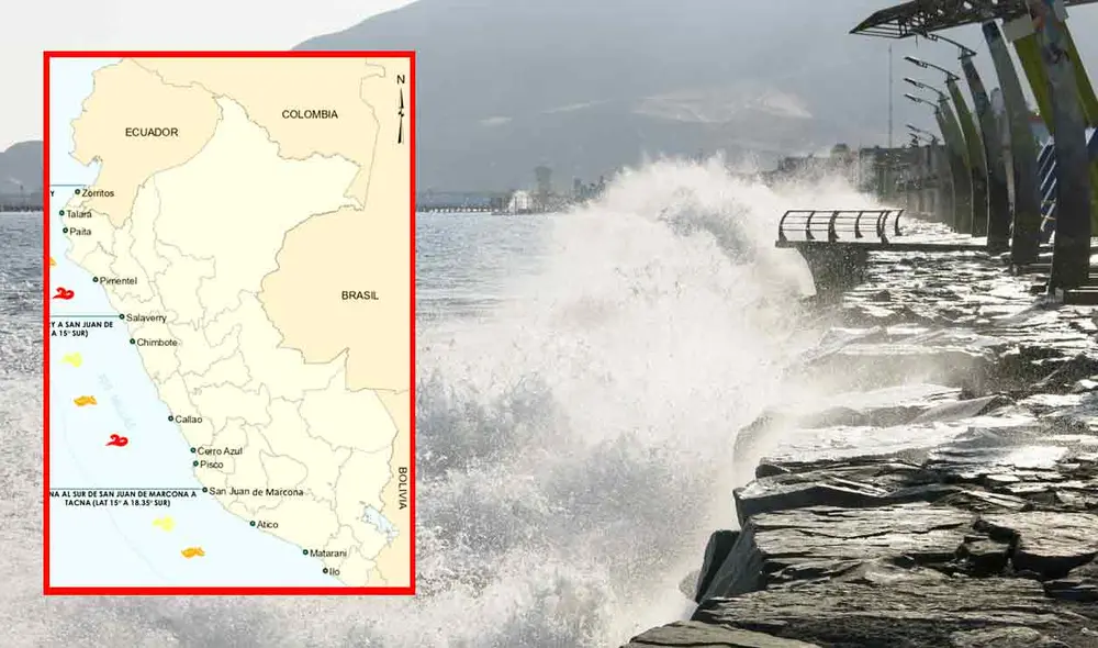 Indeci pidió a las autoridades a orientar a la población en cuanto a medidas de protección ante los oleajes anómalos en la costa de Perú. Foto: composición LR/Marina de Guerra del Perú/Andina Indeci pidió a las autoridades a orientar a la población en cuanto a medidas de protección ante los oleajes anómalos en la costa de Perú. Foto: composición LR/Marina de Guerra del Perú/Andina