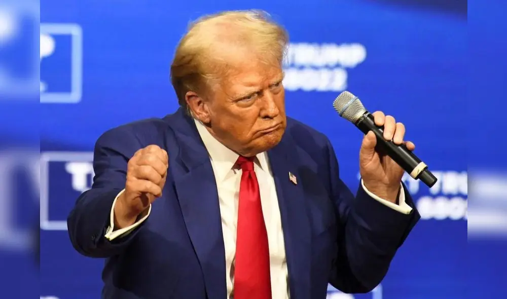 Donald Trump no solo se ha viralizados por sus discursos políticos, sino también por sus pasos de baile. Foto: CDN Donald Trump no solo se ha viralizados por sus discursos políticos, sino también por sus pasos de baile. Foto: CDN