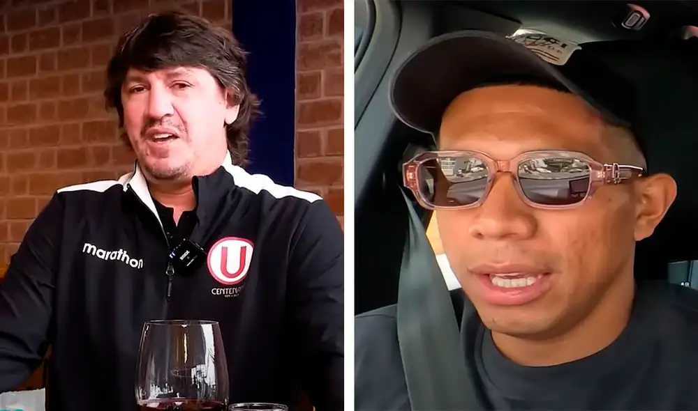 Edison Flores elogió la evolución de Jean Ferrari como administrador de Universitario. Foto: composición LR/captura de 'Al volante'/'No seas fulero'