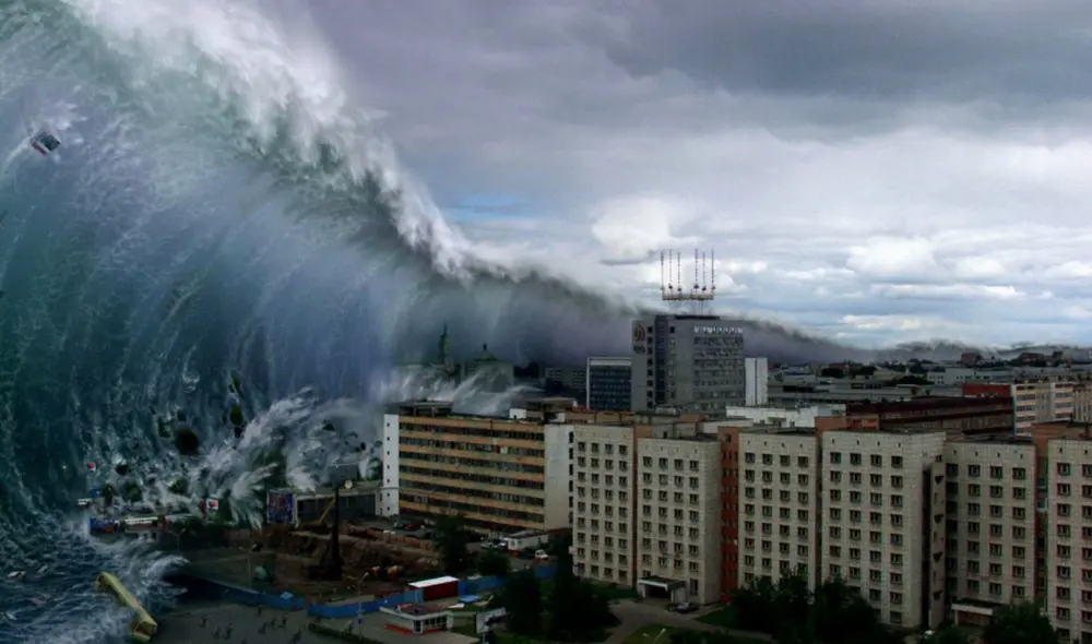Las olas de megatsunamis pueden superar los 400 metros en casos extremos. Foto: difusión