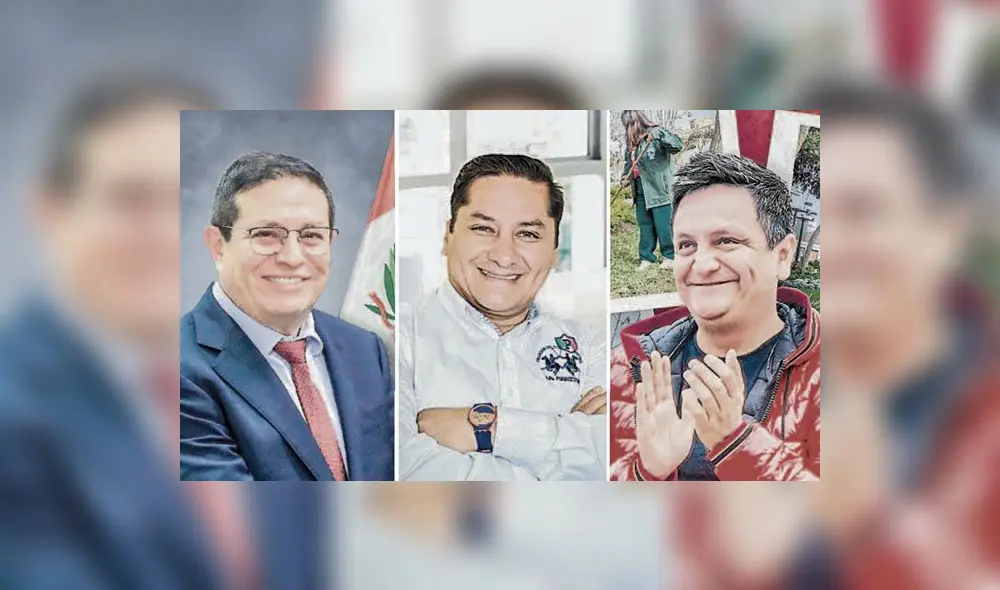 Alcaldes Rubén Cano (La Victoria), Ulises Villegas (Comas) y Juan Marticorena (Lurín). (Fotos: Difusión). Alcaldes Rubén Cano (La Victoria), Ulises Villegas (Comas) y Juan Marticorena (Lurín). (Fotos: Difusión).