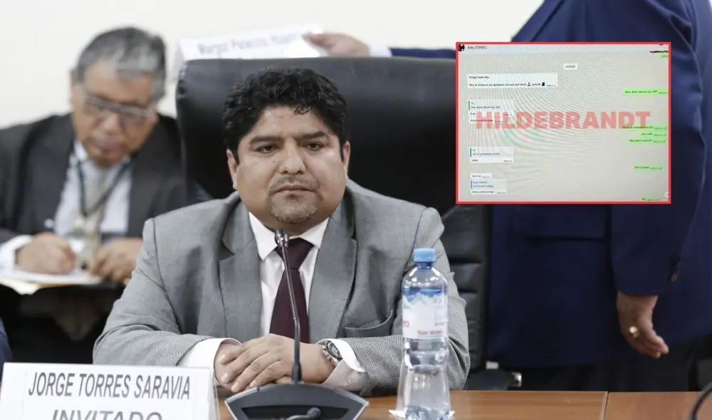 Jorge Torres Saravia respondió las preguntas de la Comisión de Fiscalización | Composición: LR. Jorge Torres Saravia respondió las preguntas de la Comisión de Fiscalización | Composición: LR.