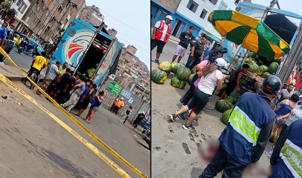 Un enfrentamiento armado entre la policía y delincuentes en La Victoria dejó a un comerciante herido. Foto: composición LR/Municipalidad de La Victoria