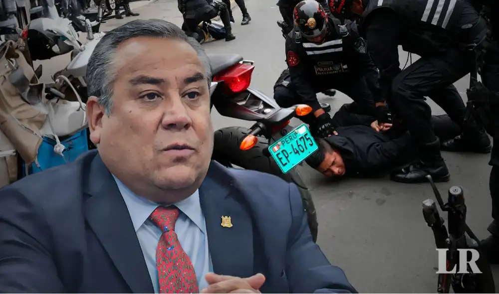 El presidente del Consejo de Ministros, Gustavo Adrianzén, anunció una reducción en la criminalidad, pese a un aumento del 22,5% en los crímenes hasta noviembre. Foto: composición Ariana Espinoza/Mirian Torres/LR