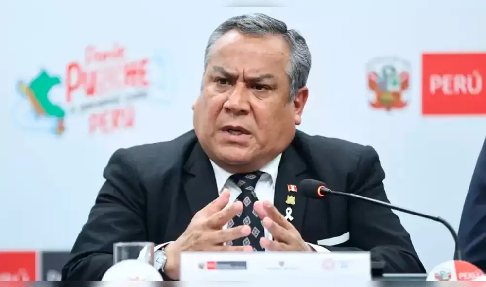 Ministro Gustavo Adrianzén brindó una conferencia de prensa luego del último Consejo de Ministros del año. Foto: Presidencia Ministro Gustavo Adrianzén brindó una conferencia de prensa luego del último Consejo de Ministros del año. Foto: Presidencia