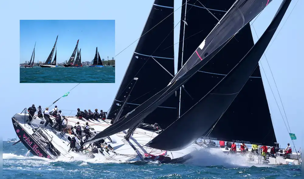 Tragedia en la regata Sydney-Hobart donde fallecieron dos competidores en condiciones climáticas adversas. Foto: composición LR Tragedia en la regata Sydney-Hobart donde fallecieron dos competidores en condiciones climáticas adversas. Foto: composición LR