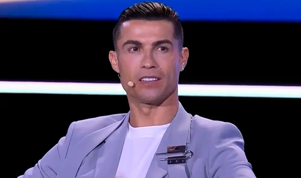 Cristiano Ronaldo estuvo presente en la entrega de los Globe Soccer Awards. Foto: captura/DSports