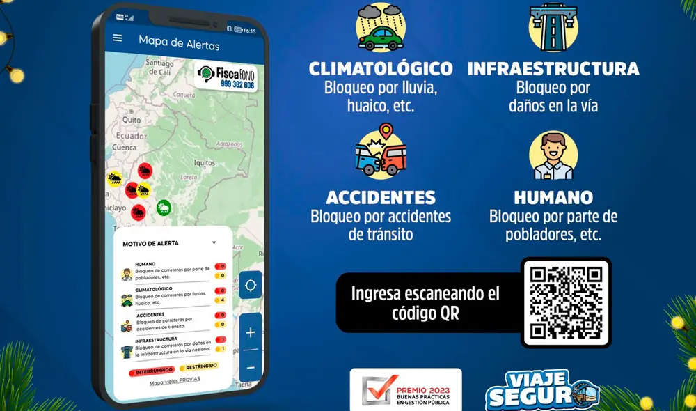 El aplicativo de Sutrán te da información en tiempo real sobre el estado de las vías a nivel nacional. Foto: Sutrán El aplicativo de Sutrán te da información en tiempo real sobre el estado de las vías a nivel nacional. Foto: Sutrán