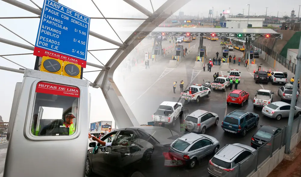 Más de 900 inspectores vigilarán los peajes para el cumplimiento de las nuevas disposiciones. Foto: composición LR/Andina