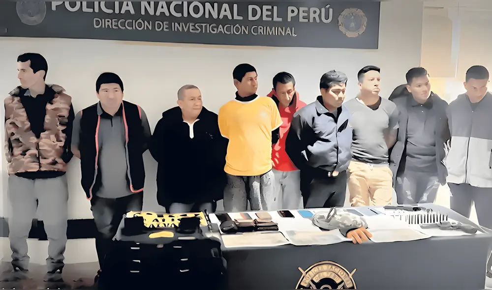 Detenidos, el día de la “operación” policial. Detenidos, el día de la “operación” policial.