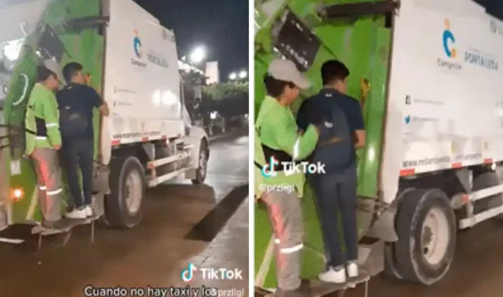 “Transporte es transporte", bromearon usuarios. Foto: composición LR/ TikTok