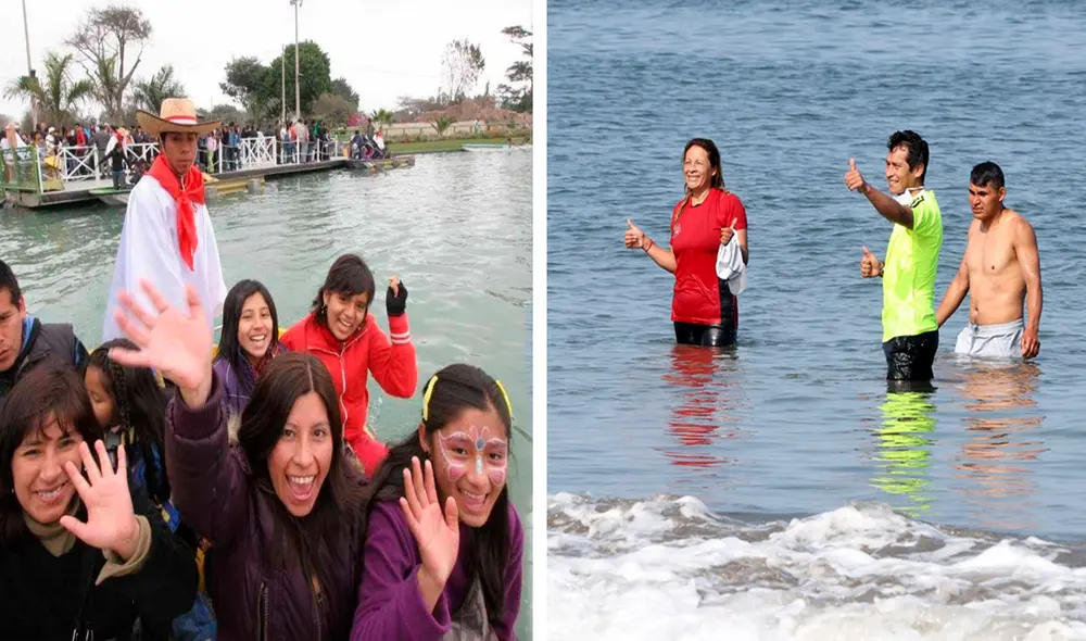 Trabajadores peruanos disfrutando de paseos antes de iniciar el Año Nuevo 2025. Foto: Composición LR/Andina. Trabajadores peruanos disfrutando de paseos antes de iniciar el Año Nuevo 2025. Foto: Composición LR/Andina.