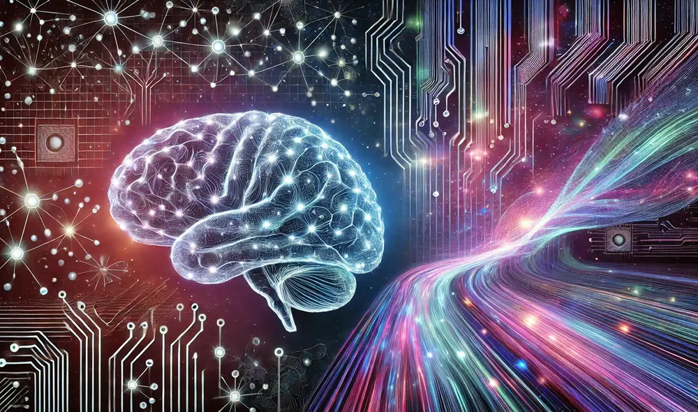 Aunque el sistema nervioso periférico puede captar hasta mil millones de bits por segundo, la mente consciente filtra y utiliza únicamente una fracción mínima. Foto: IA ChatGPT