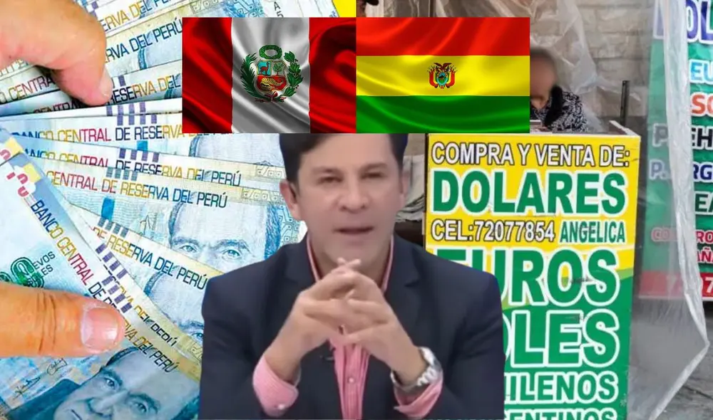 Periodista de Bolivia señala que Peru daña la industria nacional por la compra de dólares y soles en territorio peruano. Foto: composición LR / captura Periodista de Bolivia señala que Peru daña la industria nacional por la compra de dólares y soles en territorio peruano. Foto: composición LR / captura