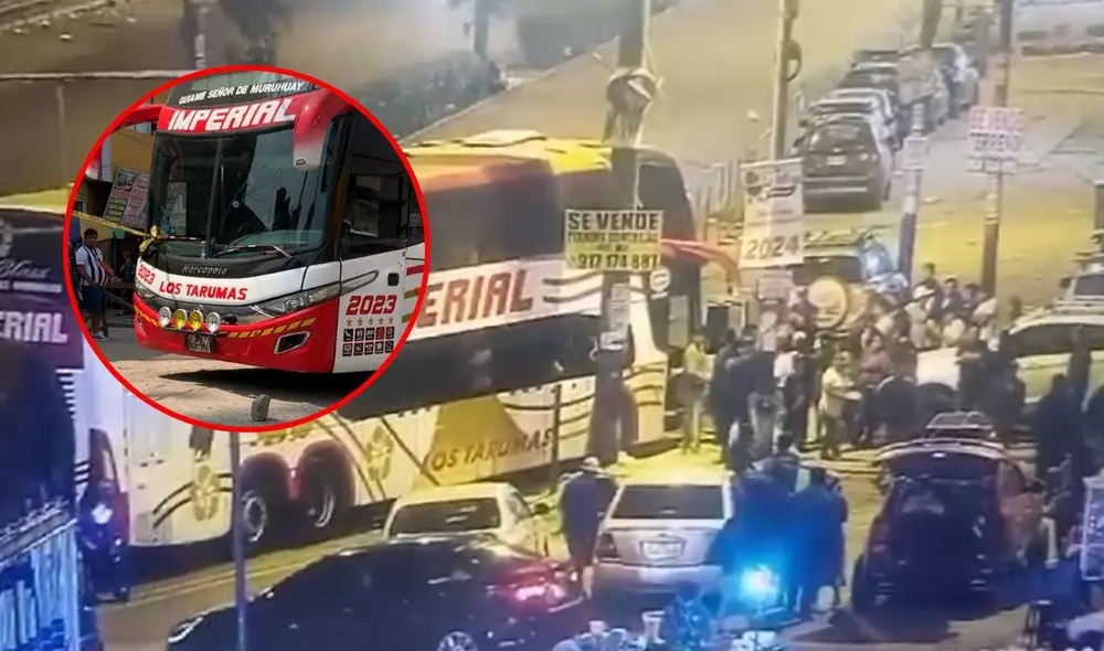 Delincuentes atacan a balazos contra bus interprovincial de la empresa ‘Imperial’ con pasajeros a bordo en Huaycán. Foto: composición Fiorella Alvarado/LR