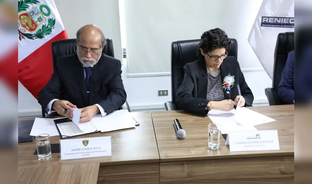 Acuerdo del INPE y Reniec busca regularizar la situación de internos indocumentados y con identidad múltiple. Difusión