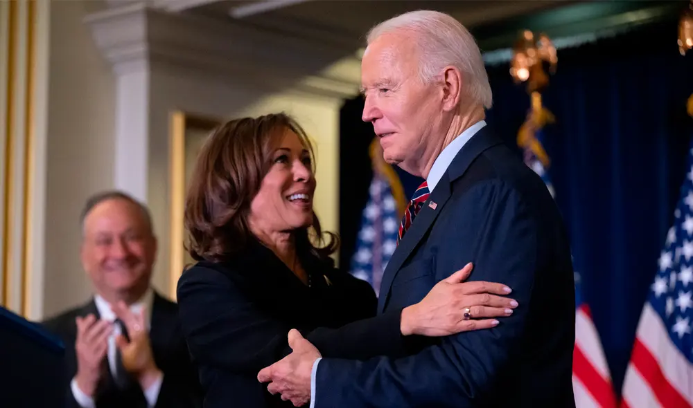 El presidente Joe Biden declaró a medios estadounidenses, a semanas de su salida de la Casa Blanca y reflexionó de su salida de la contienda electoral. Foto: AFP El presidente Joe Biden declaró a medios estadounidenses, a semanas de su salida de la Casa Blanca y reflexionó de su salida de la contienda electoral. Foto: AFP