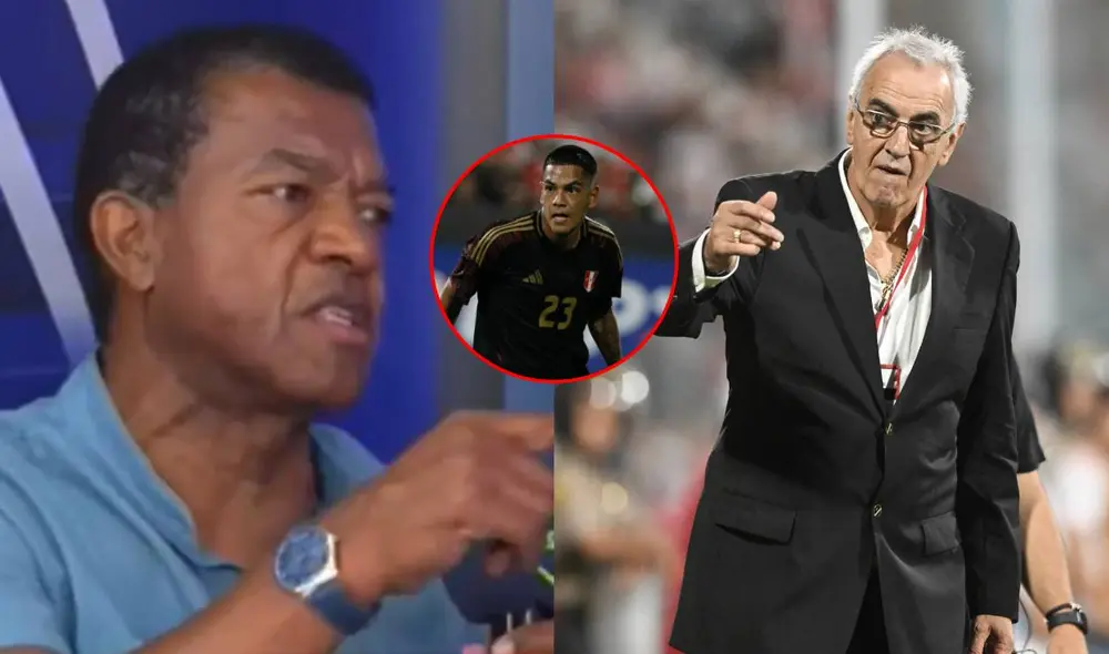 Joao Grimaldo debutó en la selección peruana en septiembre del 2023. Foto: composición LR/AFP