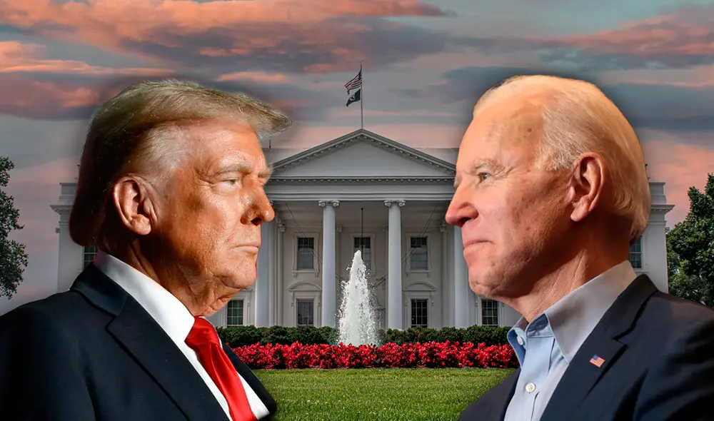 La llegada de Donald Trump cambió la percepción de la administración Biden en Estados Unidos. Foto: composición LR/AFP La llegada de Donald Trump cambió la percepción de la administración Biden en Estados Unidos. Foto: composición LR/AFP