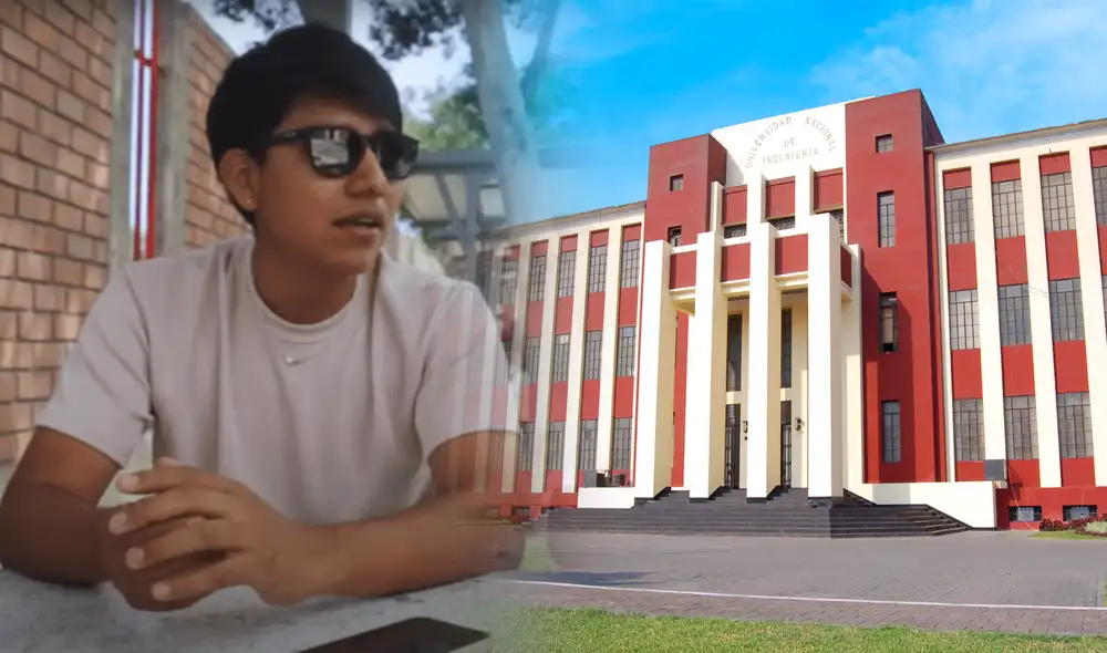 El joven estudiante indicó que a diferencia de la carrera de Ingeniería Civil, en esta carrera de la UNI solo pocos se graduan. Foto: composición LR/captura YouTube/Enrro24/UNI