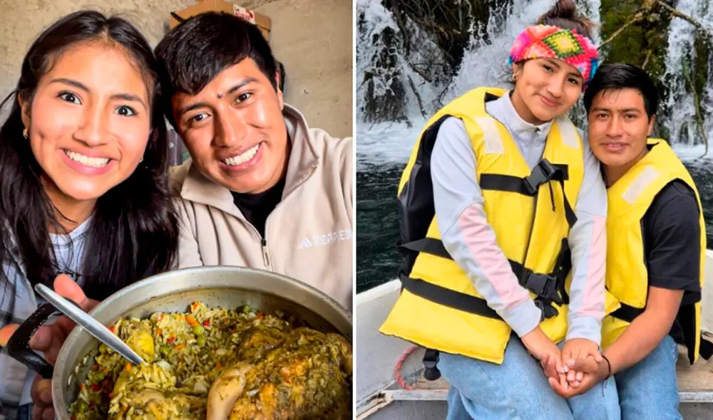 Waldir Maqque y Lizeth Atoccsa son una de las parejas más populares en TikTok. Foto: Composición LR/TikTok