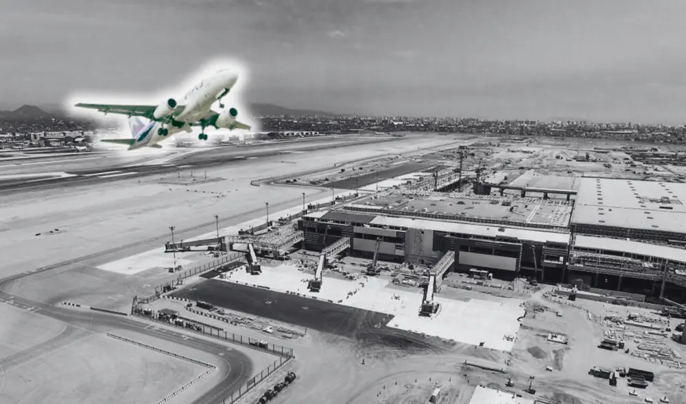 Aerolíneas consideran que las obras presentan avances limitados en su construcción. Foto: composición LR/Andina Aerolíneas consideran que las obras presentan avances limitados en su construcción. Foto: composición LR/Andina