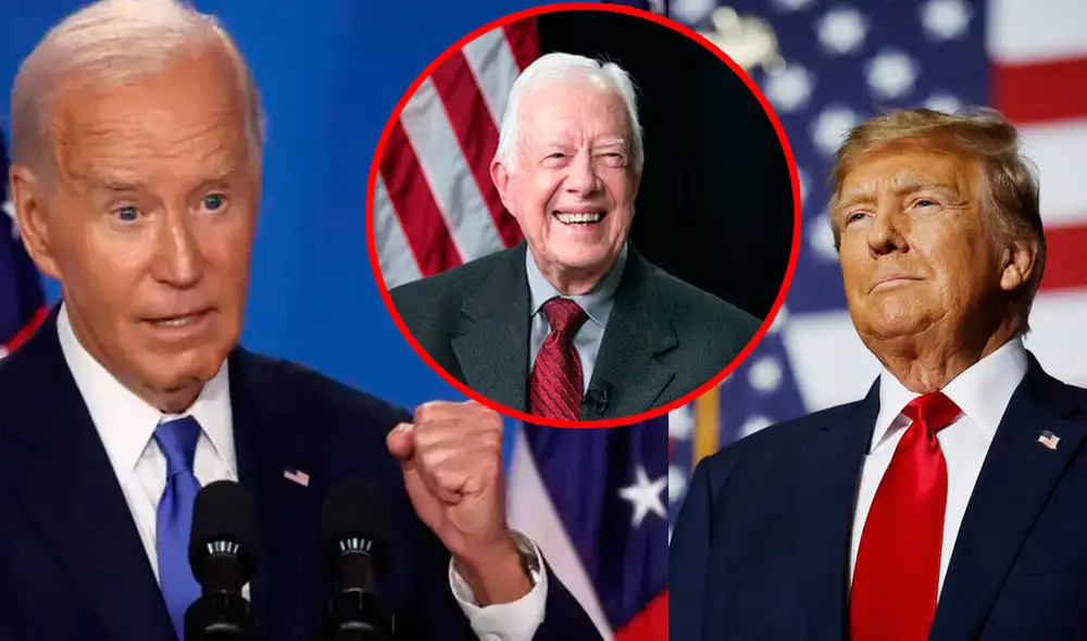 Joe Biden honra el legado de Jimmy Carter tras su fallecimiento a los 100 años. Foto: composición LR/ NBC News